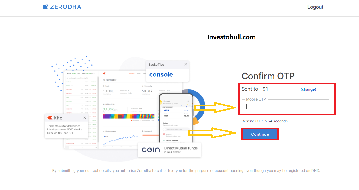 how to open zerodha account online