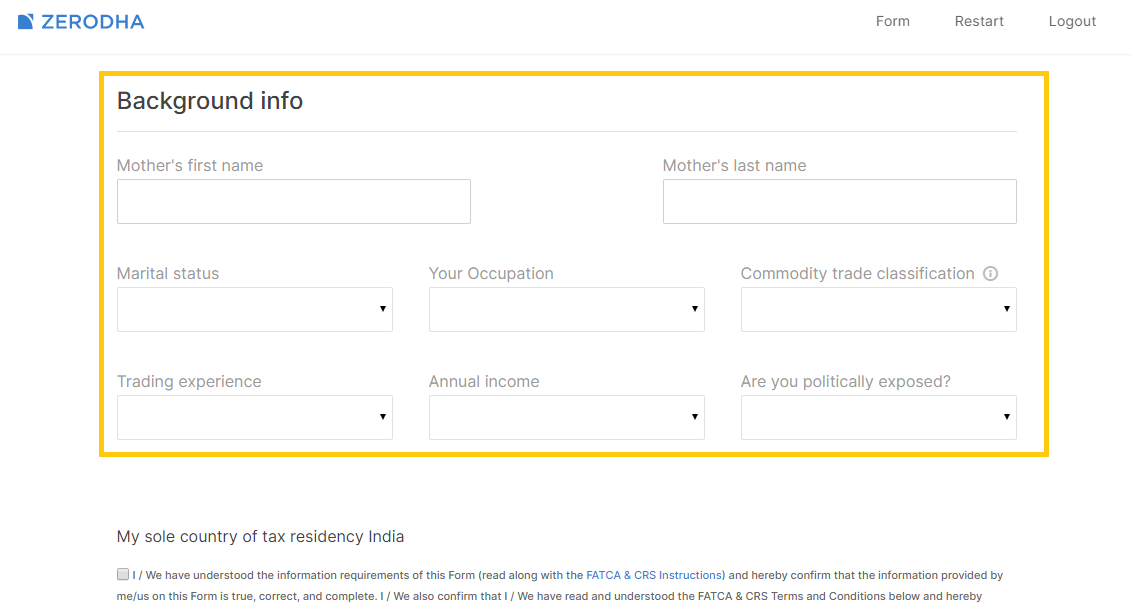 how to open zerodha account online