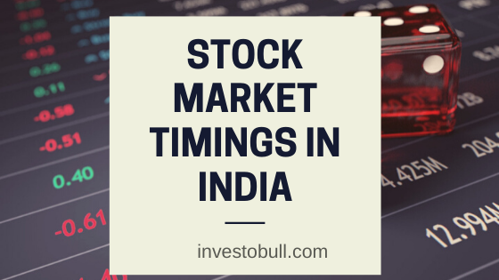 stock market timing india