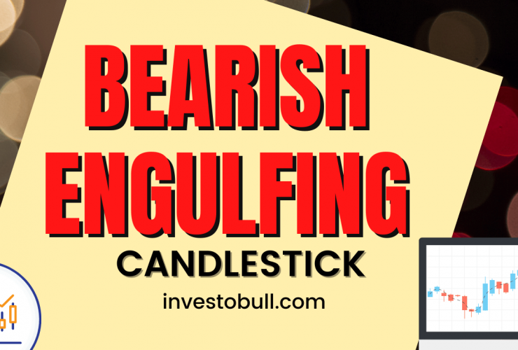 Bearish engulfing candlestick pattern