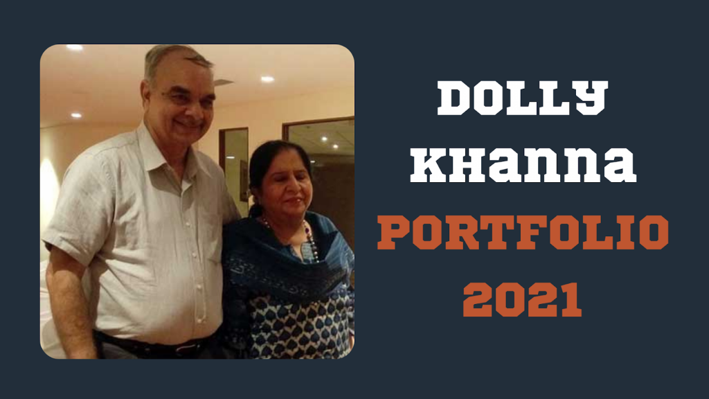 Dolly Khanna Portfolio Latest shareholding April 2025
